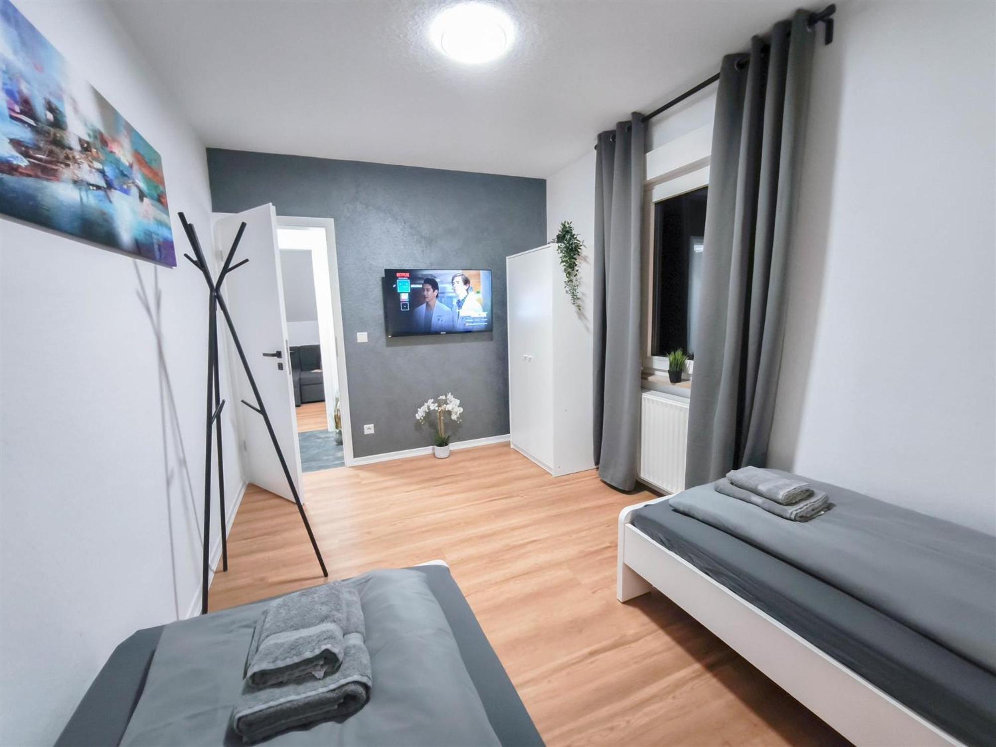Alfa 4 4br Tv Wifi Wm Nahe Wasen & Daimler L 7beds I 8 People I Kitchen L Bathroom Apartment Stuttgart